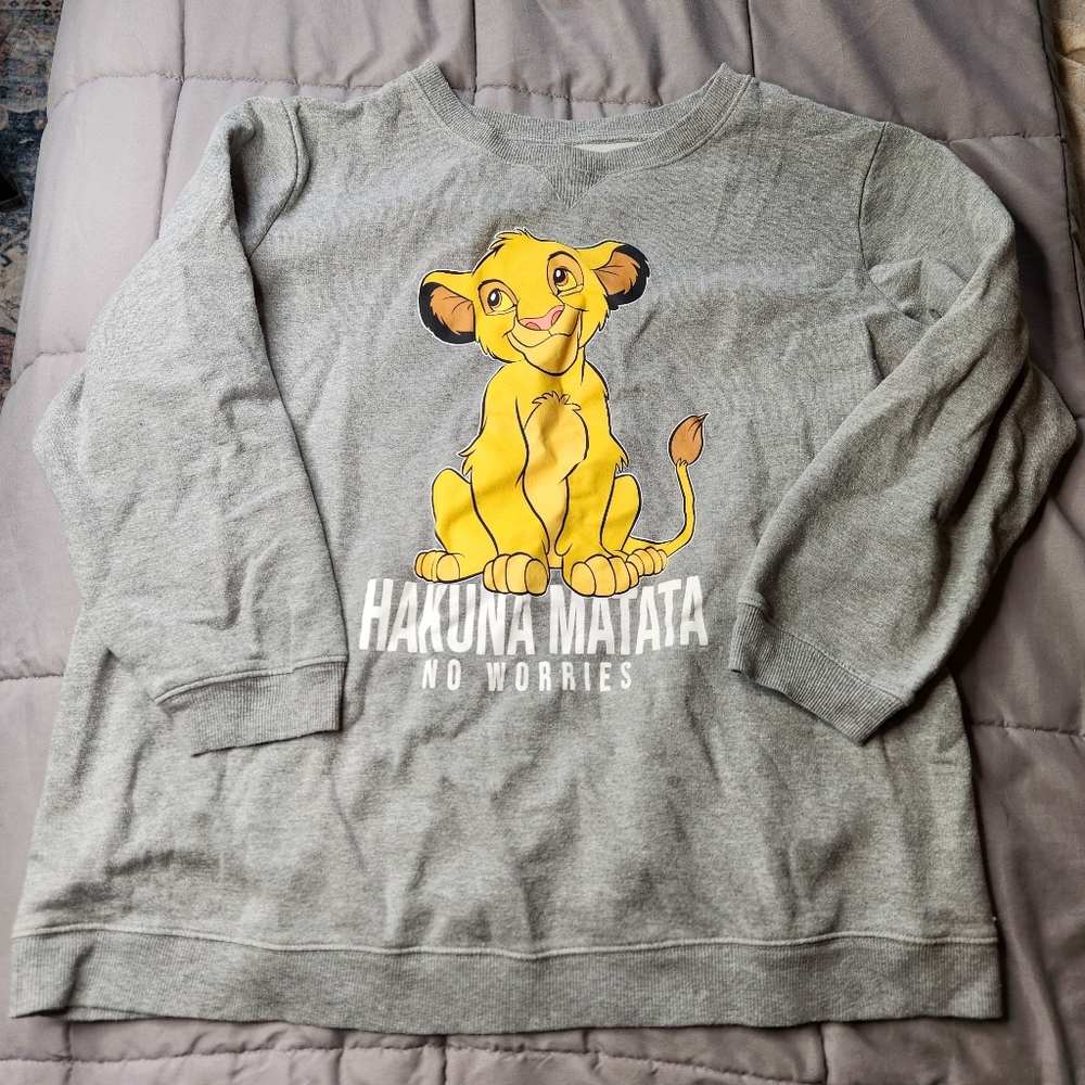 Disney The Lion King Hakuna Matata Crewneck Sweatshirt